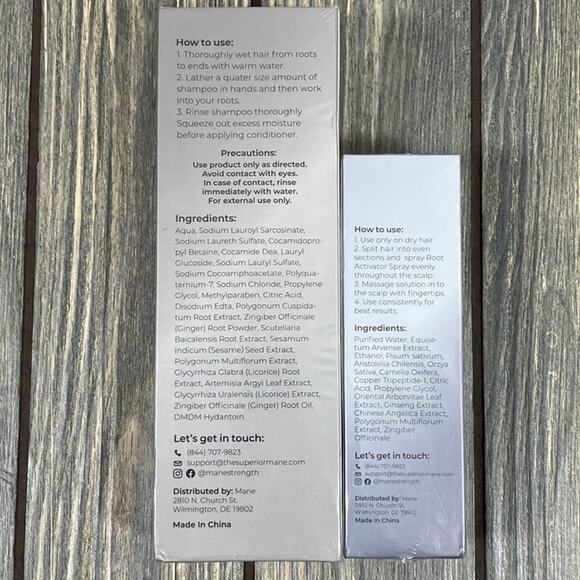 Mane Root Activator Shampoo 8.5 oz Spray 1.7 oz Thicker Fuller Hair New 2026 - Picture 6 of 8